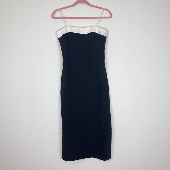 Amanda Uprichard x REVOLVE Kerry Midi Dress in Black Size Medium - Picture 2 of 7